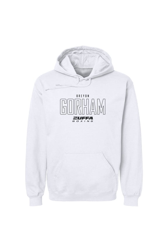 Men's 500 Level White Breyon Gorham Zuffa Boxing Hoodie