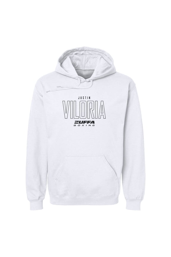 Men's 500 Level White Justin Viloria Zuffa Boxing Hoodie