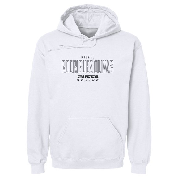 Men's 500 Level White Misael Rodriguez Zuffa Boxing Hoodie