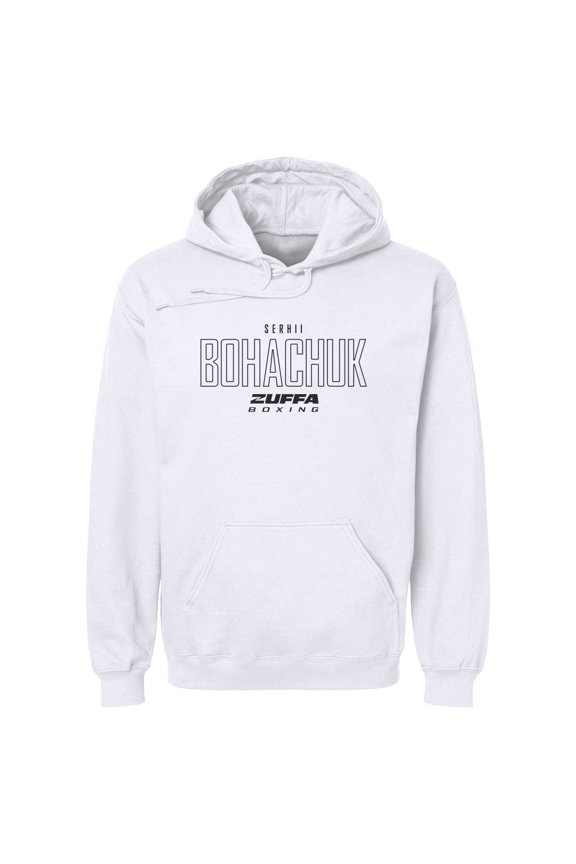 Men's 500 Level White Serhii Bohachuk Zuffa Boxing Hoodie