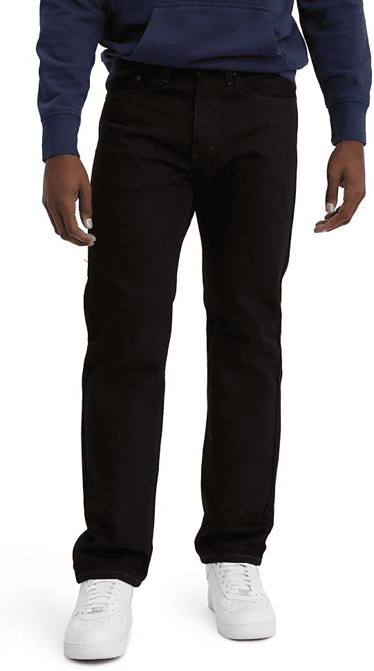 Men's 505 Regular Fit Jeans (Black-Discontinued, 30W x 30L