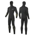 thumbnail image 1 of Men's 5mm 2-Piece Hooded Diving Wetsuit - Blindstitched Thermal for Cold Water Spearfishing, 1 of 6