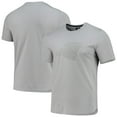 thumbnail image 1 of Men's 5th & Ocean by New Era Gray Carolina Panthers Stretch Tri-Blend T-Shirt, 1 of 3