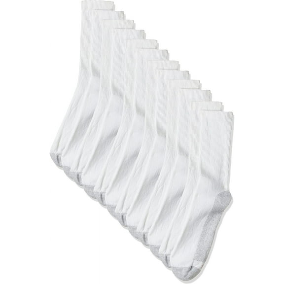 Men's 6-12 6-Pack Cushion Crew Socks