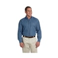 thumbnail image 1 of Harriton M550 Men's 6.5 oz. Long-Sleeve Denim Shirt, 1 of 5