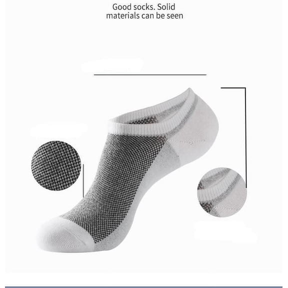 Men's 6/5 Pair Full Cushion Work Gear Short Boot Crew Socks Grey XL