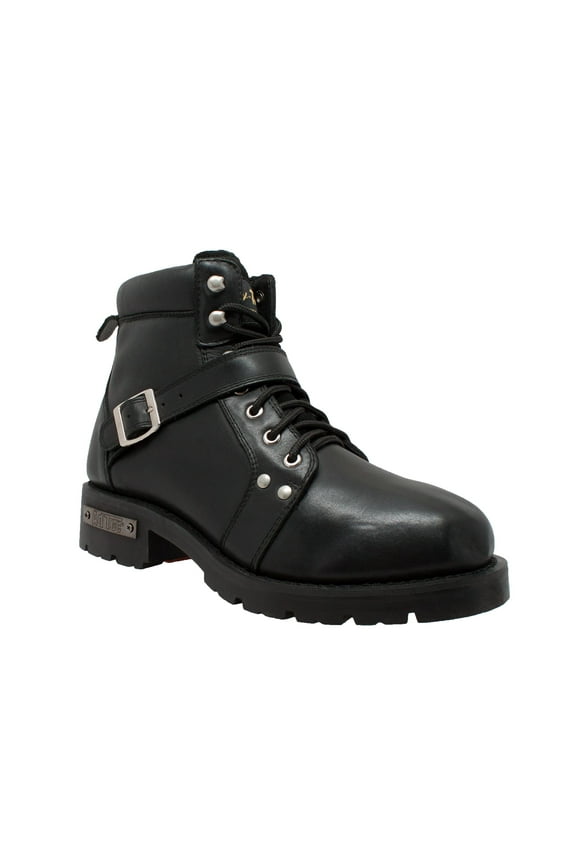 Men's 6" Lace Zipper Boot Black