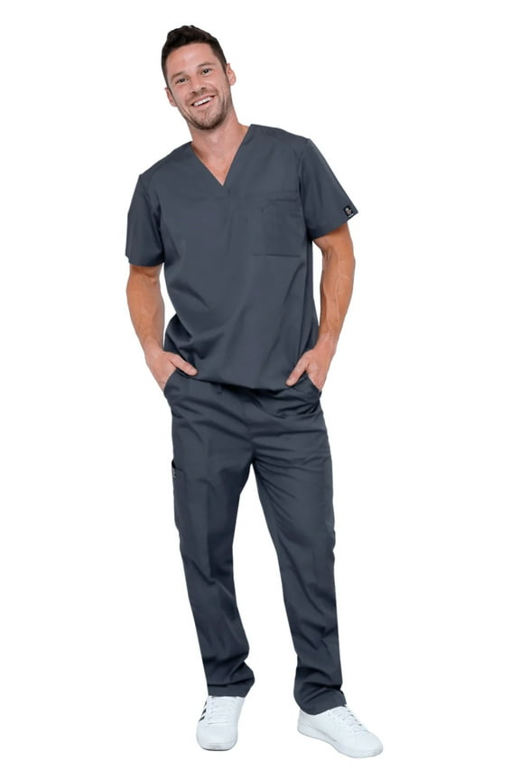Men's 6 Pocket Soft Stretch Uniform Scrubs - Style ST101