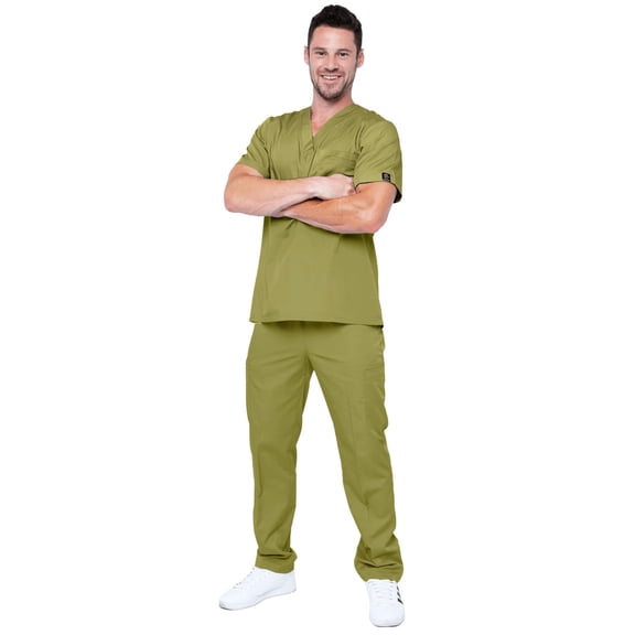 Men's 6 Pocket Soft Stretch Uniform Scrubs - Style ST101