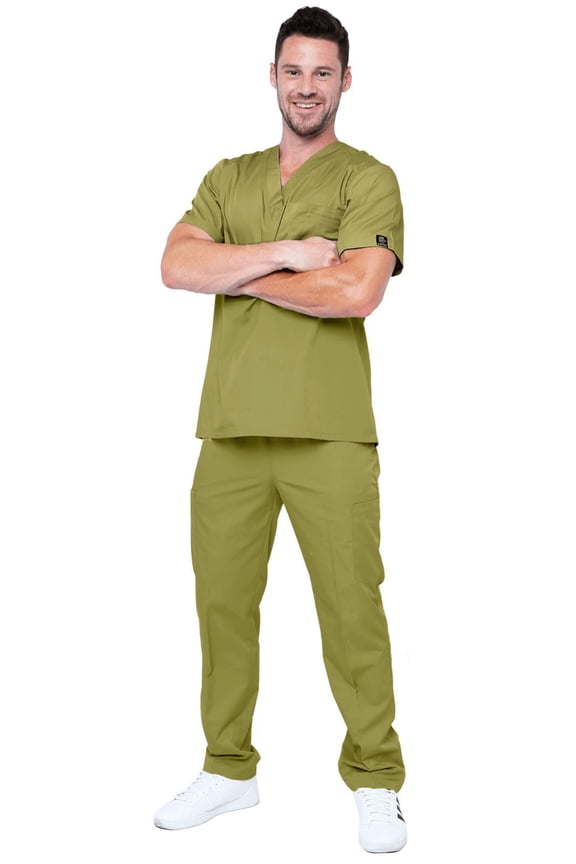 Men's 6 Pocket Soft Stretch Uniform Scrubs - Style ST101