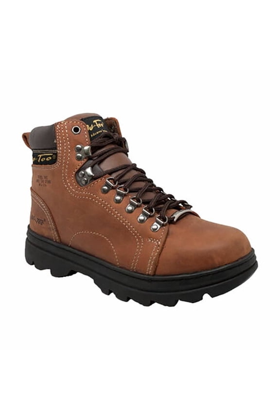 Men's 6" Steel Toe Hiker Brown, Size - 11.5