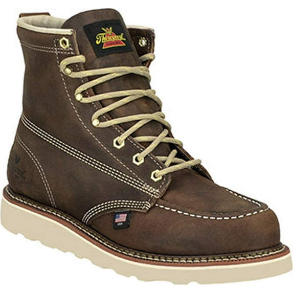 Men's 6" Thorogood Boots (U.S.A.) 814-4203-GWP501 with Free Gift Lace