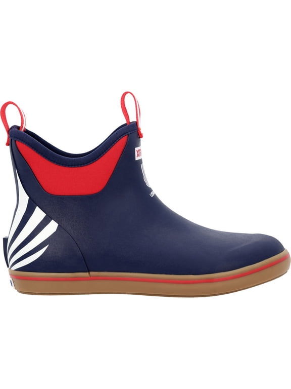 Men's Ankle Deck Boot USRowing Edition, Navy, Size 8(M)