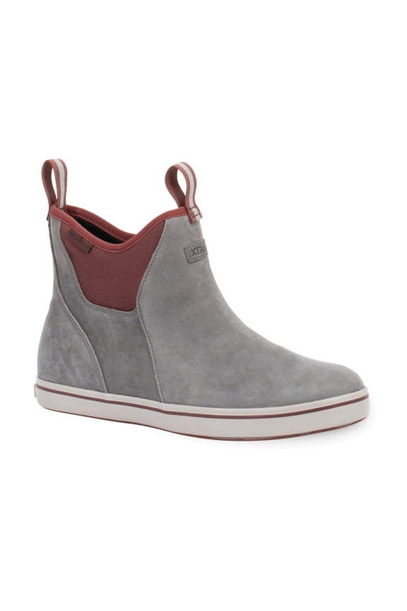 Men's 6 in Leather Ankle Deck Boot Size 7.5(M)