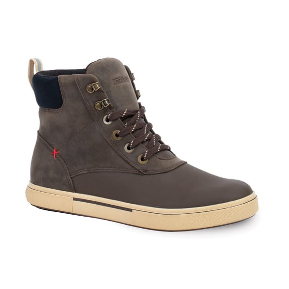Men's Leather Lace Ankle Deck Boot