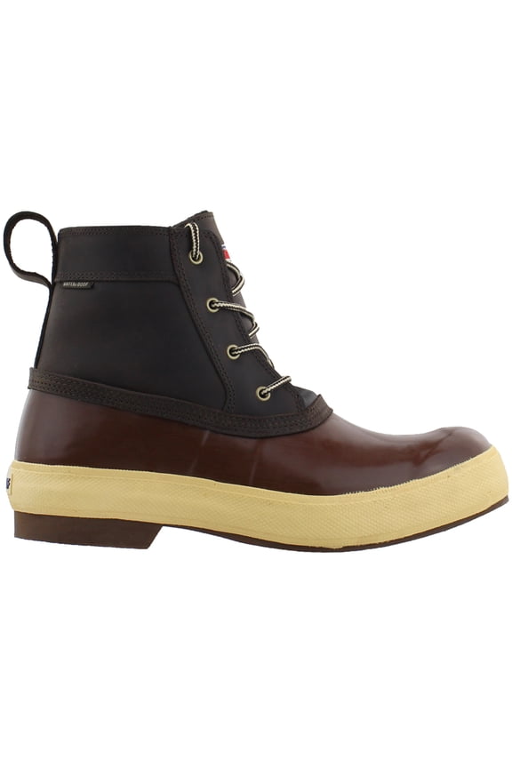 Mens Legacy Lace Waterproof Round Toe Duck Ankle Boots