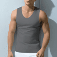 thumbnail image 1 of Men's 60S Long-Staple Cotton Sleeveless Sports Vest Tank Top, 1 of 4