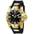 thumbnail image 1 of Men's 6255 Reserve Collection 18k Gold-Plated and Black Rubber Watch, 1 of 2