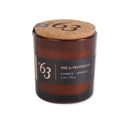 Pre de Provence No. 63 Mens Collection Aromatic, Warm, Spicy Masculine Fragrance, Soy Candle, 170 G