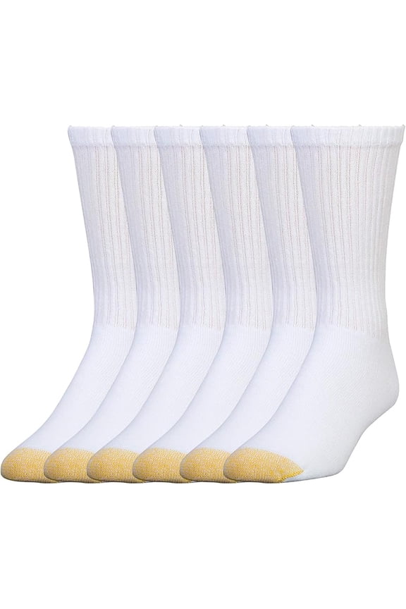 Men's 656S Cotton Crew Athletic Socks, Multipairs