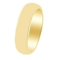 thumbnail image 1 of AFFY Men's 6MM Domed Wedding Band Ring In 14k Solid Yellow Gold Ring Size-7, 1 of 3