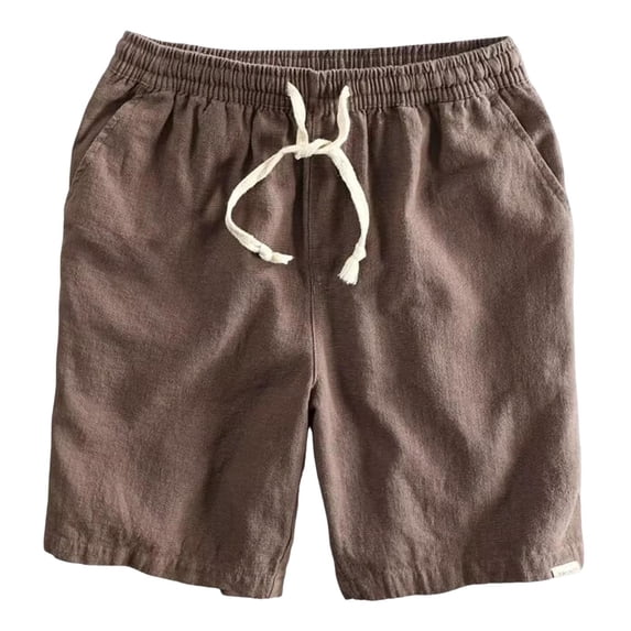 Men's 7" Athletic Running Shorts Lightweight Gym Workout Shorts with Zipper Pockets,Short Pants for Men Casual Cotton