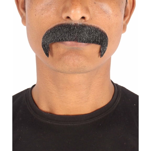 Men's 70's Horseshoe Synthetic Facial Hair Mustache | HPO