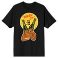thumbnail image 1 of 7UP Fresh Up On The Job 2 Green Bottles Black Short Sleeve Adult T-Shirt-XS, 1 of 4