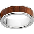 thumbnail image 1 of Men's 7mm Bolivian Rosewood Exotic Wood Stainless Steel Band, 1 of 1