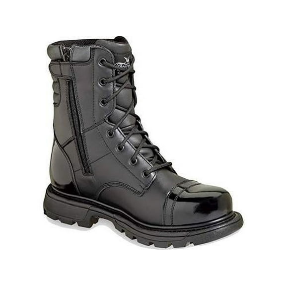 Men's 8" Thorogood Side Zipper Work Boots 834-6888, Black
