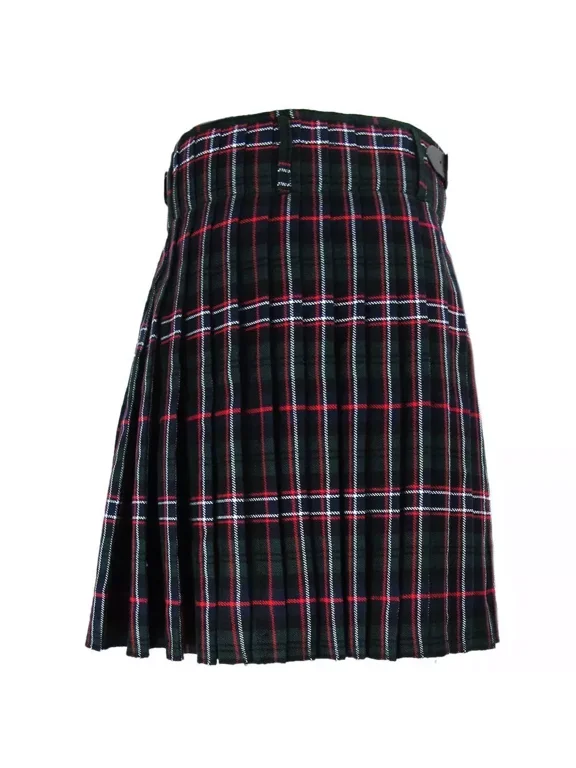 Men's 8 Yard Scottish National Tartan Kilt, Traditional Highland Dress for Weddings, Events and Formal Wear