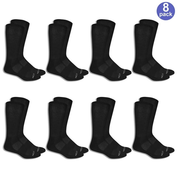 Men's 8 pair Breathable Crew Socks