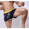 thumbnail image 1 of Men's 80s Retro Gym Fitness Shorts for Running, Workout, Bodybuilding & Casual Style, 1 of 26