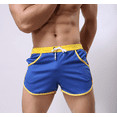 thumbnail image 1 of Men's 80s Retro Gym Fitness Shorts for Running, Workout, Bodybuilding & Casual Style, 1 of 25