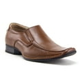 thumbnail image 1 of Men's 88233 Classic Square Toe Slip On Loafers Casual Dress Shoes, Cognac, 10, 1 of 4