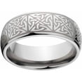 thumbnail image 1 of Men's 8mm Celtic Titanium Band with Comfort Fit Design, 1 of 1