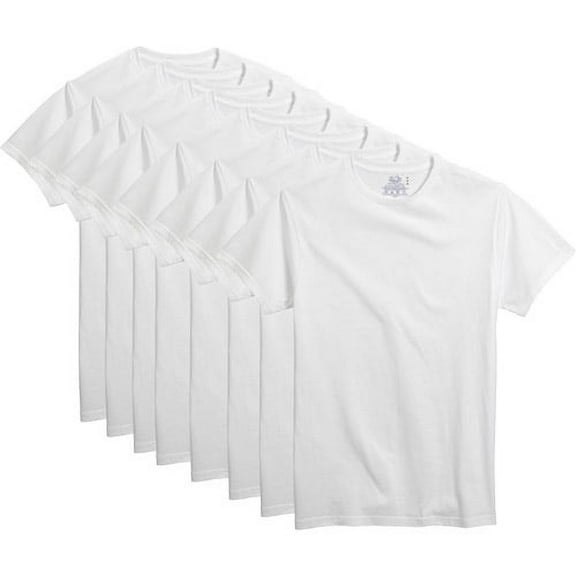Men's 8pk White Crew