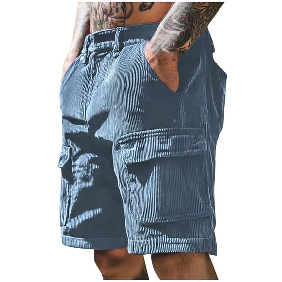 Men's 9 Inch Athletic Shorts Elastic Waist Stretch Gym Workout Running Basketball with Pockets Summer Beach Outdoor Active Shorts