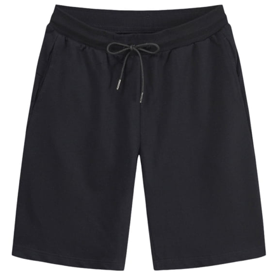 Men's 9 Inch Inseam Athletic Shorts Elastic Waistband Workout Running Basketball Short Pants Performance Activewear Knee Length with Pockets Summer