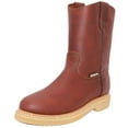 thumbnail image 1 of Men's 9" Pull-On Leather Soft Toe Work Boot Brown, 1 of 5