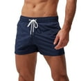 thumbnail image 1 of Men's 9" Quick-Dry Swim Trunk Swimming Trunks Solid Navy Xs, 1 of 7