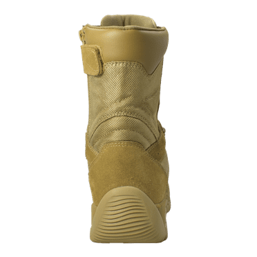 Men's 9" Suede Leather Side Zipper Composite Toe Tactical Boot, Coyote