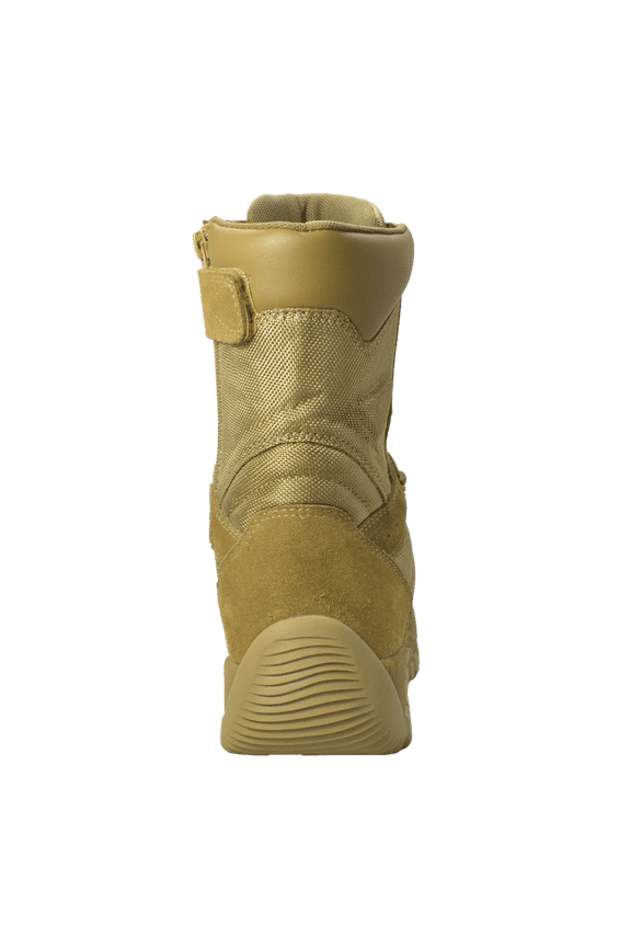 Men's 9" Suede Leather Side Zipper Composite Toe Tactical Boot, Coyote