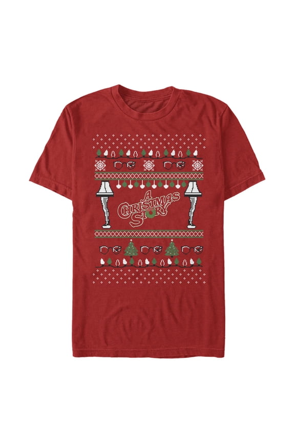 Men's A Christmas Story An Ugly Sweater Story Graphic T-Shirt