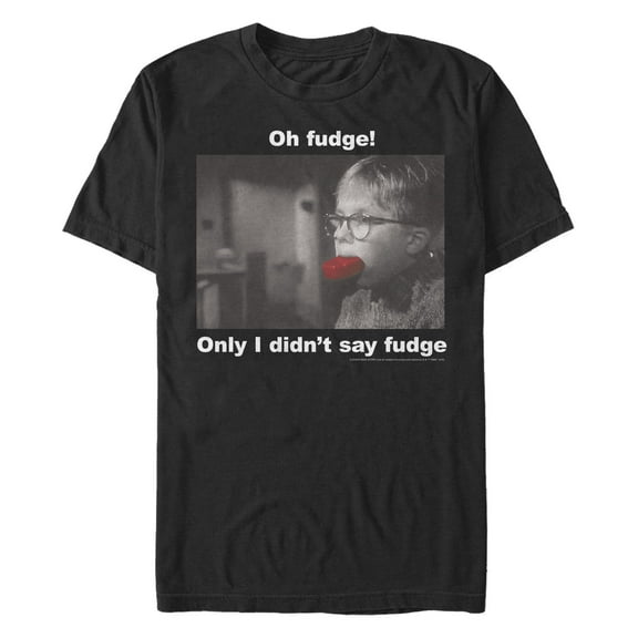 Men's A Christmas Story Only I Didn't Say Fudge  Graphic T-Shirt