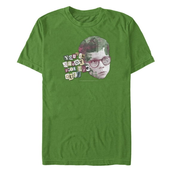 Men's A Christmas Story Ralphie Eye Out  Graphic T-Shirt