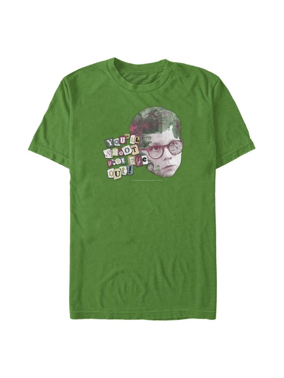 Men's A Christmas Story Ralphie Eye Out Graphic T-Shirt