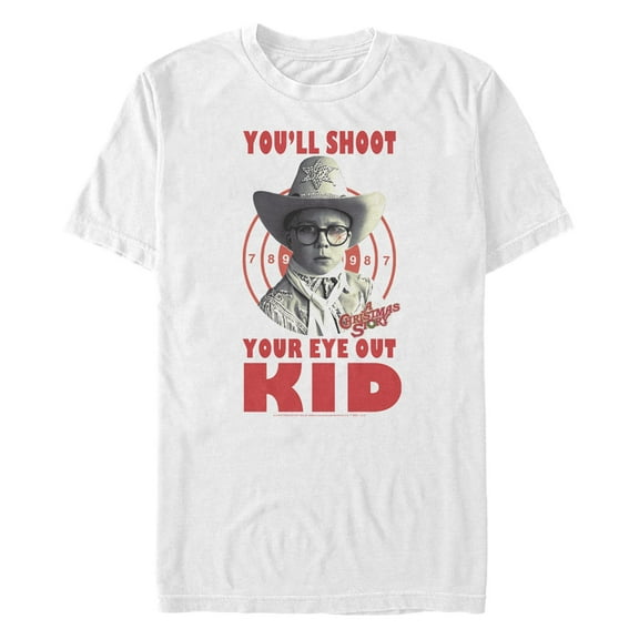 Men's A Christmas Story Ralphie You'll Shoot Your Eyes Out  Graphic T-Shirt