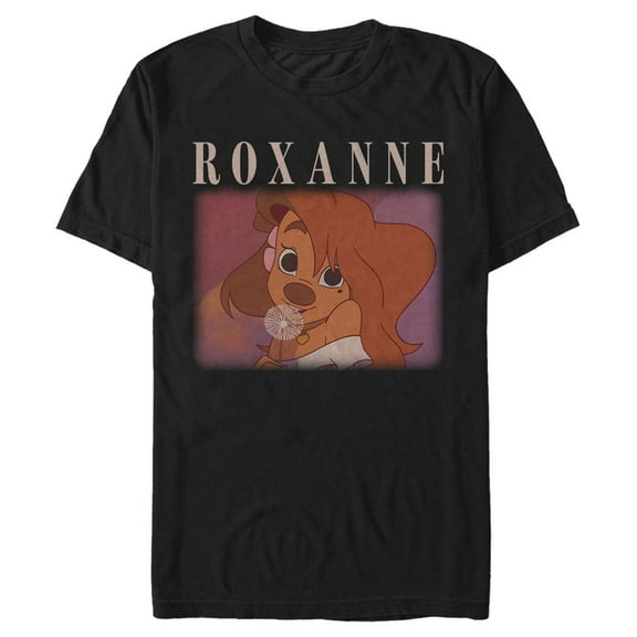 Men's A Goofy Movie The Beautiful Roxanne  Graphic Tee Black 3X Large