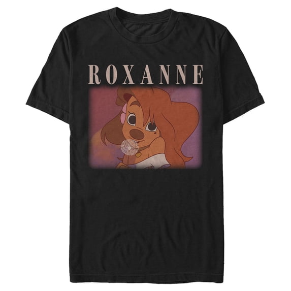 Men's A Goofy Movie The Beautiful Roxanne Graphic Tee Black Medium